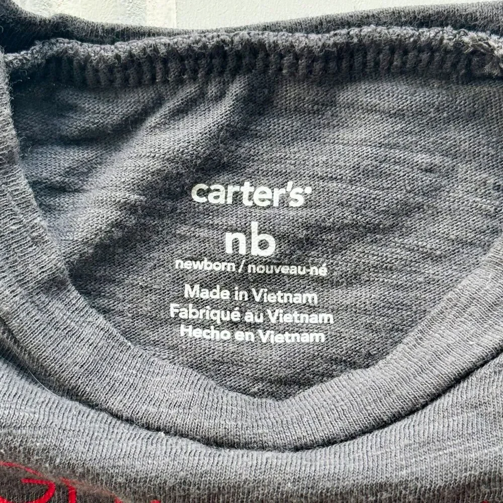 4/$10 - Carter’s “Grandma Magnet” Cotton Newborn Baby Onesie Bodysuit